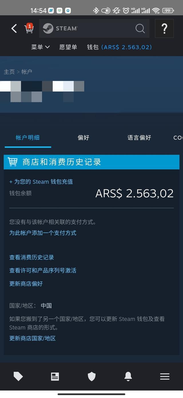steam客户端账号明细steam账户明细出现错误-第2张图片-太平洋在线下载